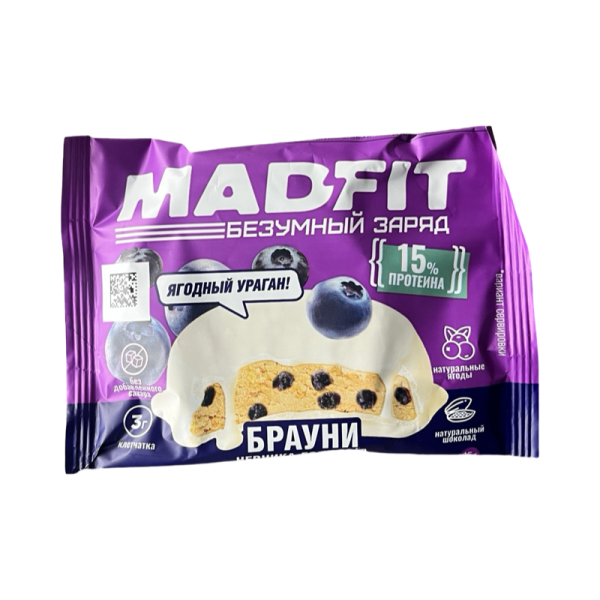 Pechene Mad Fit Brauni chernika-golubika 45g