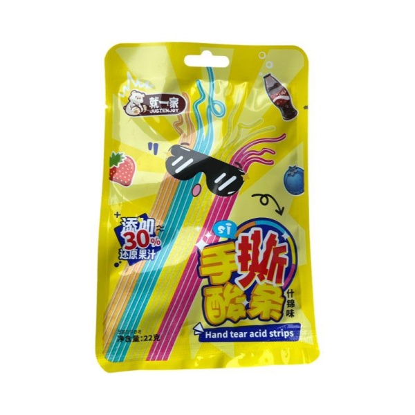 Marmeladnye poloski kislye Justenjoy 22gr