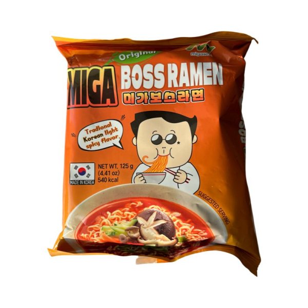 Lapsha MIGAWON Miga Boss Ramen umerenno ostryy 125g