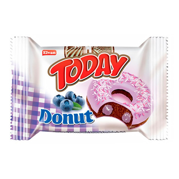 Ponchik Elvan Today Donut chernika
