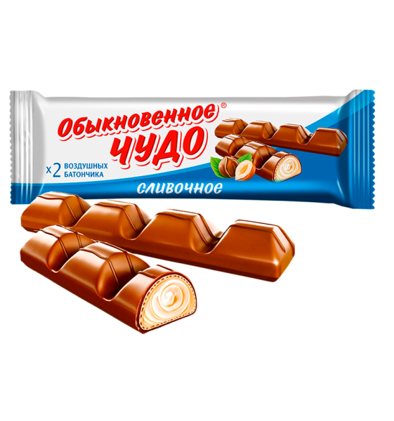 Konfety Slavyanka Obyknovennoe Chudo Slivochnoe 55g