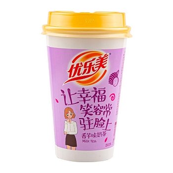 Чай Youlemei молочный с кокосовым желе со вкусом таро 80г