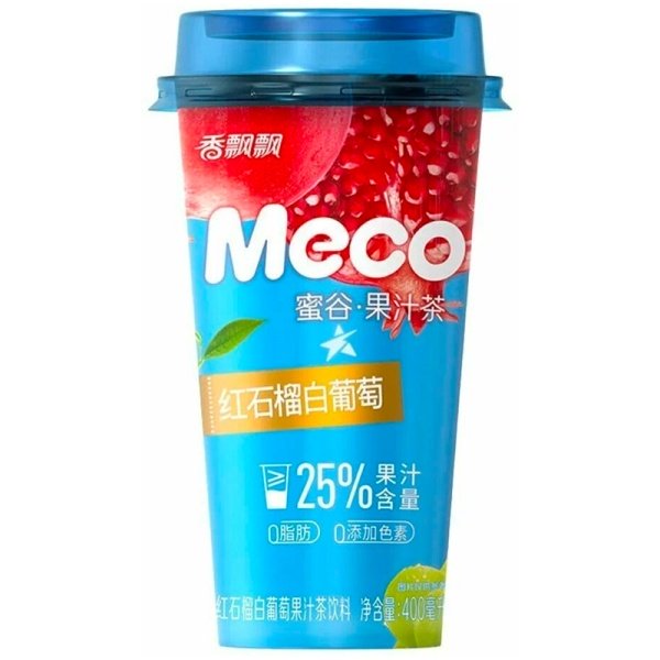 Fruktovyy chay Meco so vkusom granata i belogo vinograda 400ml