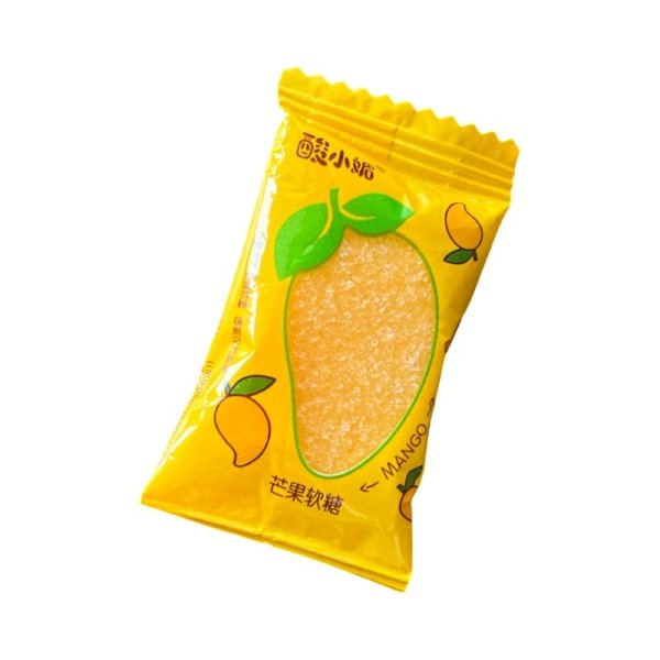 Marmeladnye konfety Suanxiaomei so vkusom Mango