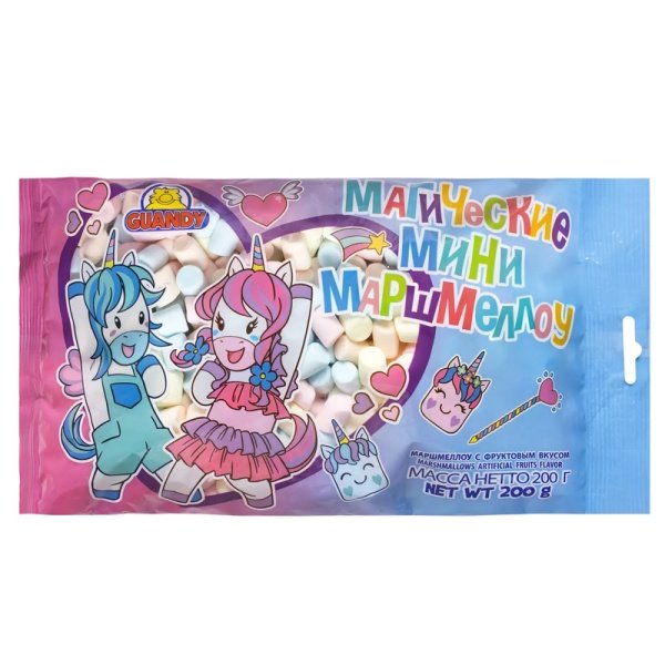 Marshmellou Guandy Guandi Volshebnaya strana mini fruktovye 200g