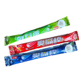 Жевательные конфеты Yinuo фруктовые трубочки ассорти вкусов 4г