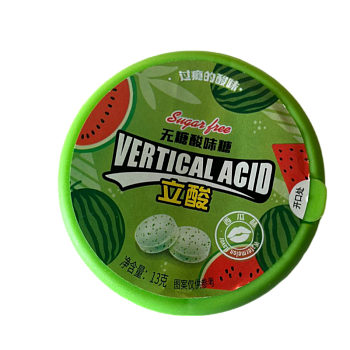 Конфеты HappyMonkey без сахара со вкусом арбуза 13г