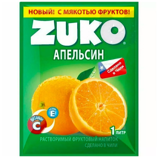 Napitok rastvorimyy Zuko apelsin 20g