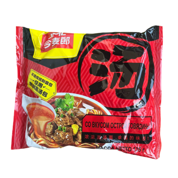 Lapsha JML so vkusom ostroy govyadiny 125g