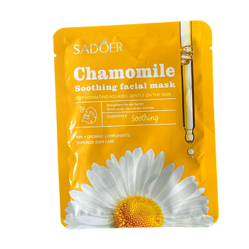 Маска Sadoer для лица с ромашкой 25г