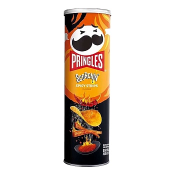 Чипсы Pringles острые со вкусом сычуанских тофу-стрипсов 110г