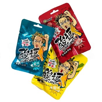 Конфеты Ujane Sour Candy кислые в ассортименте 28г