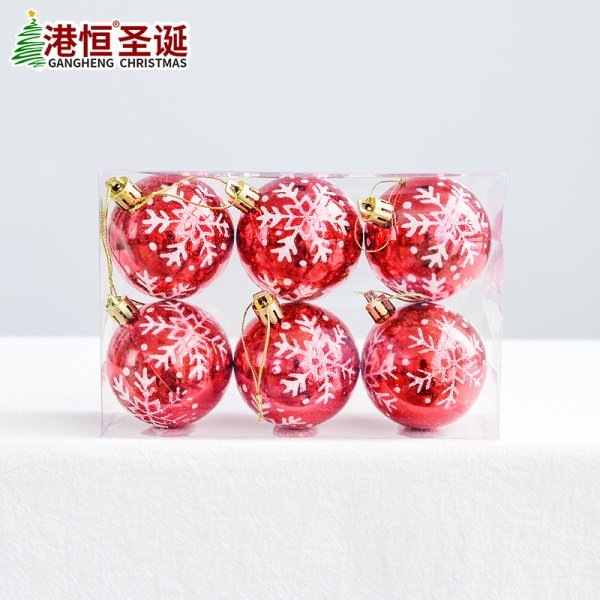 Elochnaya igrushka Snax SX-03 krasnye 6sht