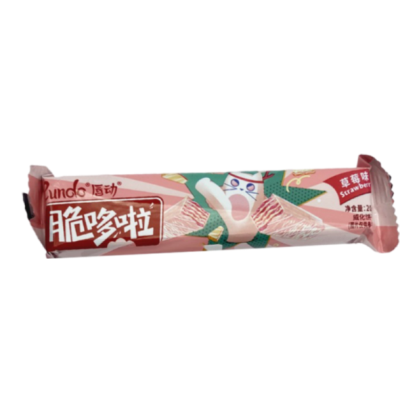 Vafelnye batonchiki Cundo klubnika 18g