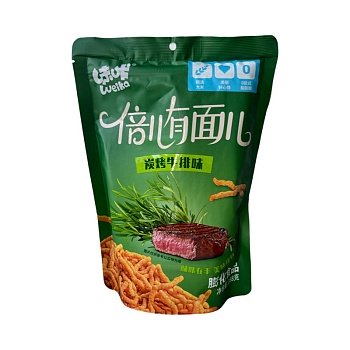 Чипсы Beier Youmian кукурузные со вкусом жареного стейка на углях 188г