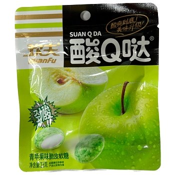 Мармелад HuanFu SuanQDa Кислый Яблоко 23г