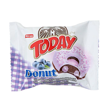 Пончик Today Donut blueberry черника 40г