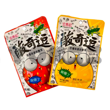 Konfety Hong Tai Kee kislye v assortimente 26g