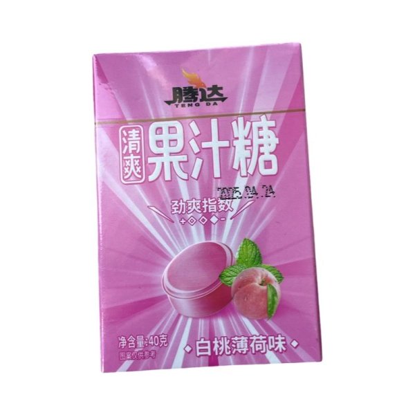 Ledentsy Tengda osvezhayushchie so vkusom persika i myaty 24g