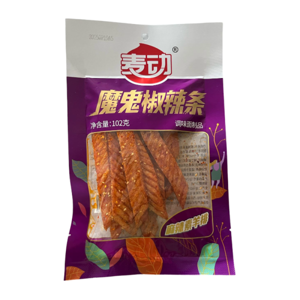 Soevoe myaso Zhumadian ostrye poloski s pertsem 102g