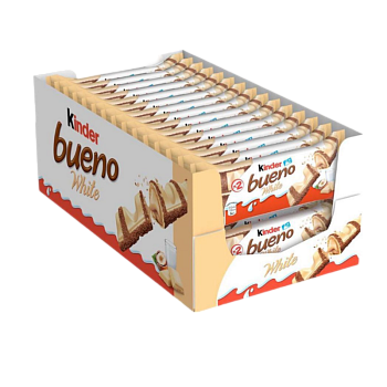 Вафельный батончик Kinder bueno White 43г