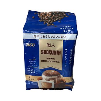 Кофе UCC молотый дрип-пакет Mild blend 7г
