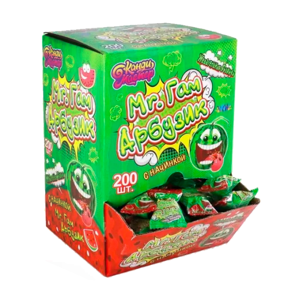 Zhevatelnaya rezinka Kandi master arbuzik 4,5g