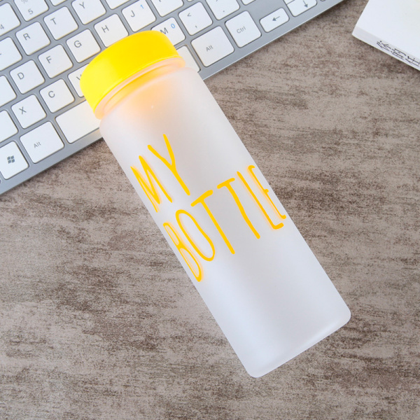 Butylka Yokee My Bottle matovaya zheltaya 500ml