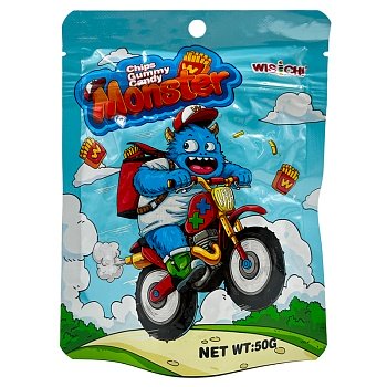 Жевательные конфеты Wisichi Monster Картошка фри 50г