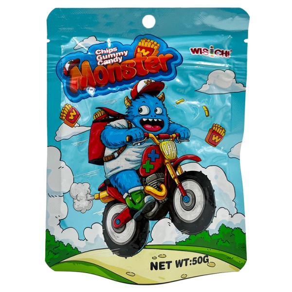 Zhevatelnye konfety Wisichi Monster Kartoshka fri 50g