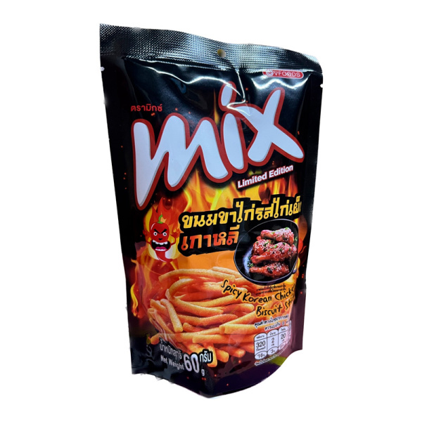 Palochki VFoods Mix khrustyashchie so vkusom ostroy koreyskoy kuritsy 60gr