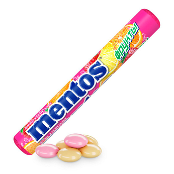 Драже жевательное Mentos фруктовое 37,5г