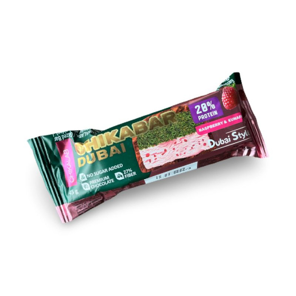 Batonchik Chikalab Malina s fistashkoy i khrustyashchim testom 45g