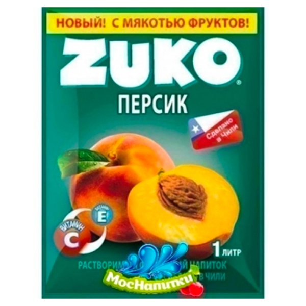 Napitok rastvorimyy Zuko persik 20g