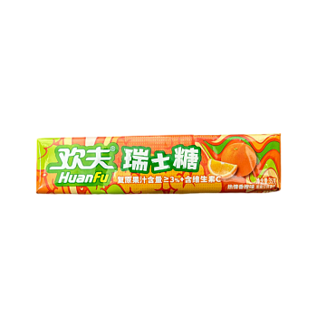 Жевательная конфета HuanFu со вкусом апельсина 35г