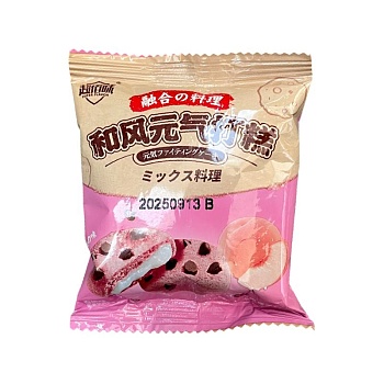 Печенье Super Flavor маршмэллоу с шоколадной крошкой и персиком 30г