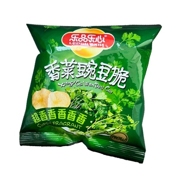 Chipsy Lepinlexin so vskusom goroshka s kinzoy 36g