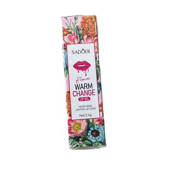 Масло Sadoer для губ увлажняющее с ароматом цветов 3г