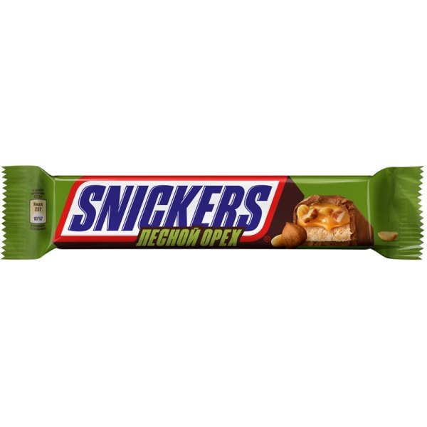 Shokoladnyy batonchik Snickers Lesnoy Orekh 81g
