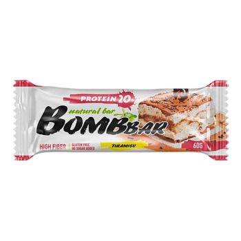 Батончик Bombbar со вкусом Тирамису 60г