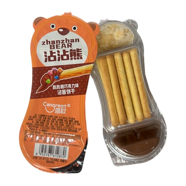 Pechene Gengreat Zhanzhan Bear s yogurtom shokoladnym 35g