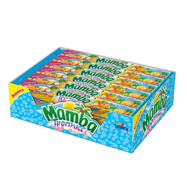 Zhevatelnaya konfeta Mamba Tropiks 26,5g