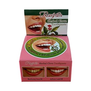 Зубная паста Isme Rasyan отбеливающая с гвоздикой 25г