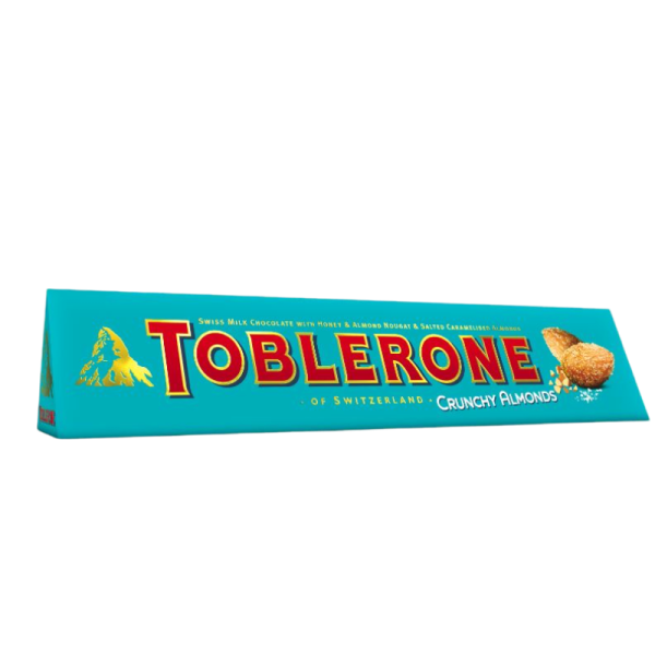 Shokolad Toblerone molochnyy s mindalem i solenoy karamelyu 100g