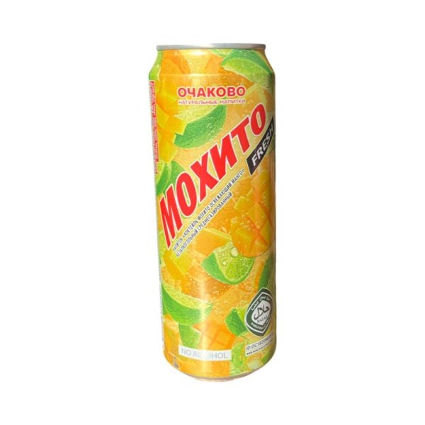 Napitok Ochakovo Mokhito kokteyl osvezhayushchiy mango zh/b 0,45l