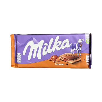 Шоколад Milka Toffee с карамельным кремом 100г