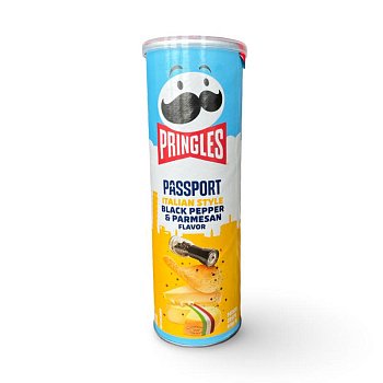 Чипсы Pringles со вкусом черного перца и сыра пармезан 110г