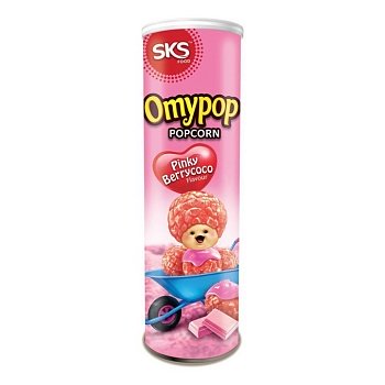 Попкорн Omypop Розовая ягода 85г