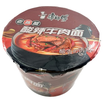 Лапша Master Kong со вкусом говядины в кисло-остром соусе 122г