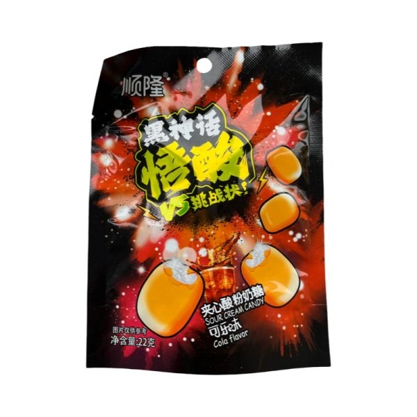 Konfety Shunlong vzrynaya karamel s koloy 22g